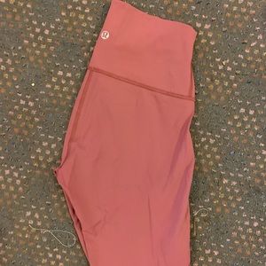 Pink Lululemon leggings